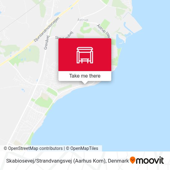 Skabiosevej / Strandvangsvej (Aarhus Kom) map