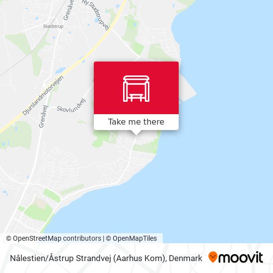 Nålestien / Åstrup Strandvej (Aarhus Kom) map