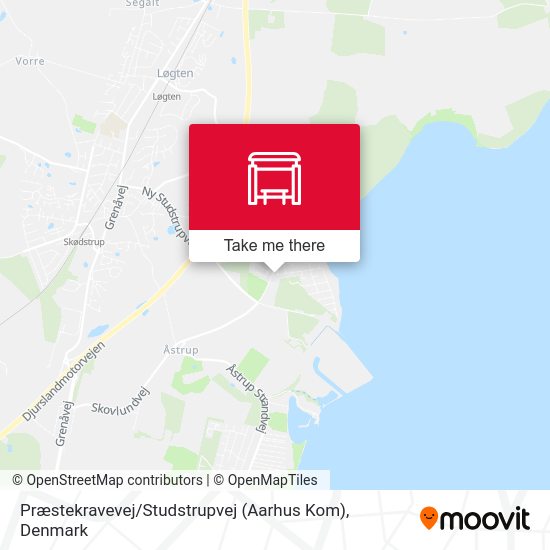 Præstekravevej / Studstrupvej (Aarhus Kom) map