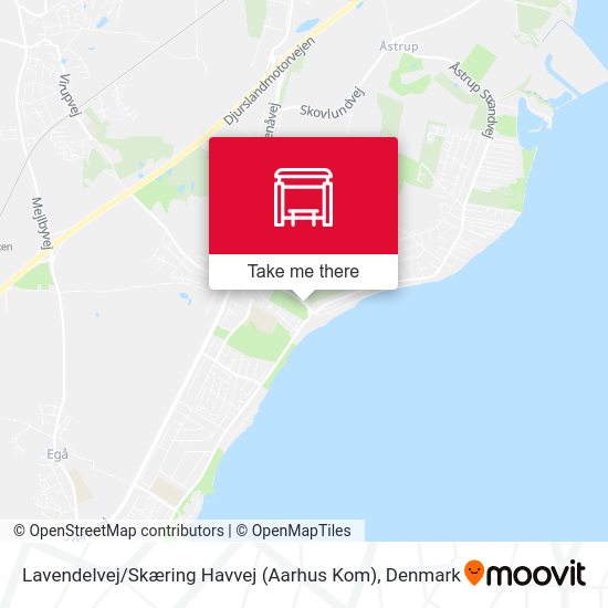 Lavendelvej / Skæring Havvej (Aarhus Kom) map