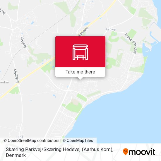Skæring Parkvej / Skæring Hedevej (Aarhus Kom) map