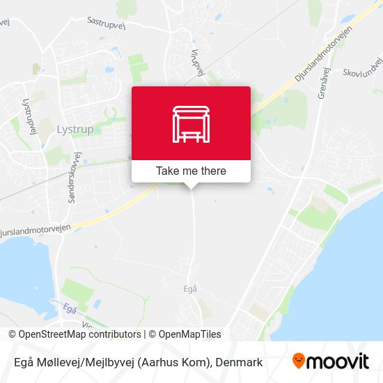 Egå Møllevej / Mejlbyvej (Aarhus Kom) map