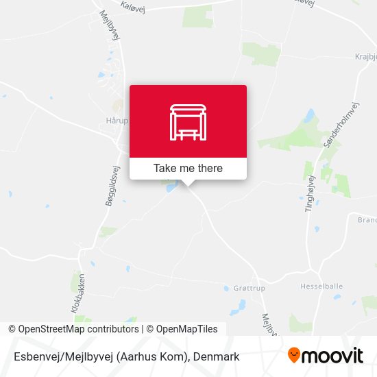 Esbenvej / Mejlbyvej (Aarhus Kom) map