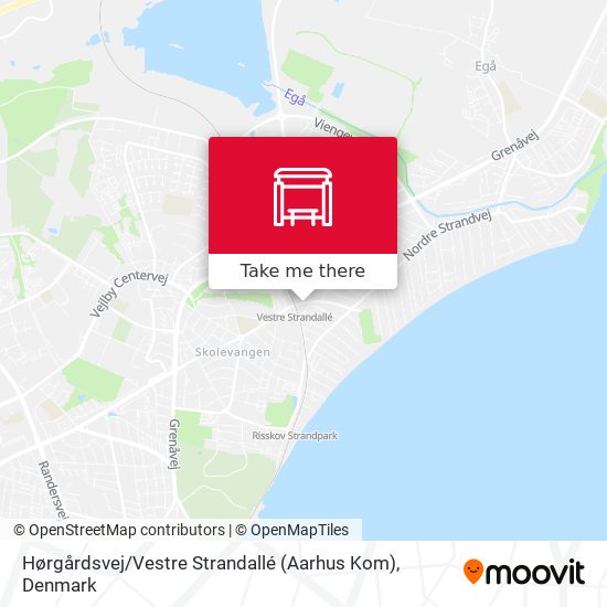 Hørgårdsvej / Vestre Strandallé (Aarhus Kom) map