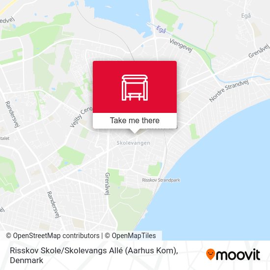 Risskov Skole / Skolevangs Allé (Aarhus Kom) map