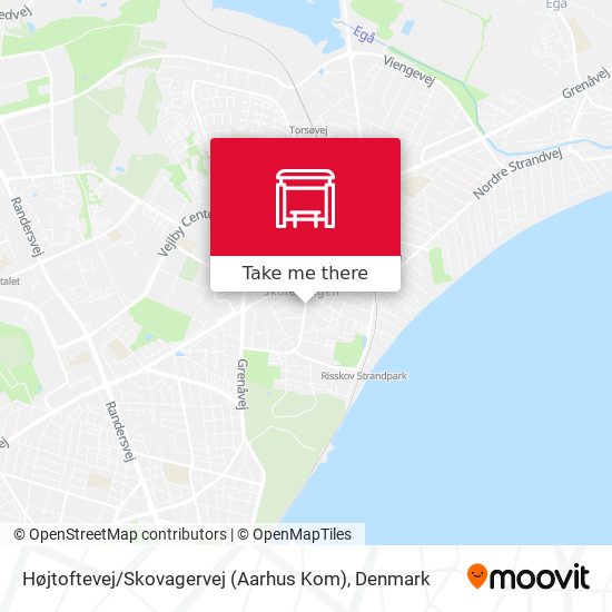 Højtoftevej / Skovagervej (Aarhus Kom) map