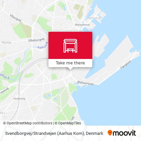 Svendborgvej / Strandvejen (Aarhus Kom) map