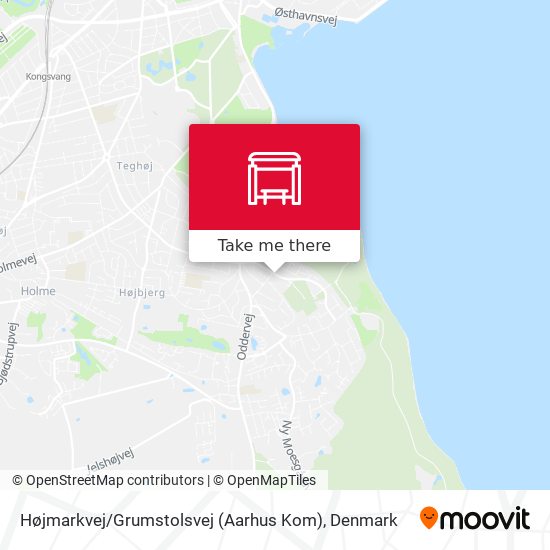 Højmarkvej / Grumstolsvej (Aarhus Kom) map