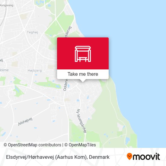 Elsdyrvej / Hørhavevej (Aarhus Kom) map