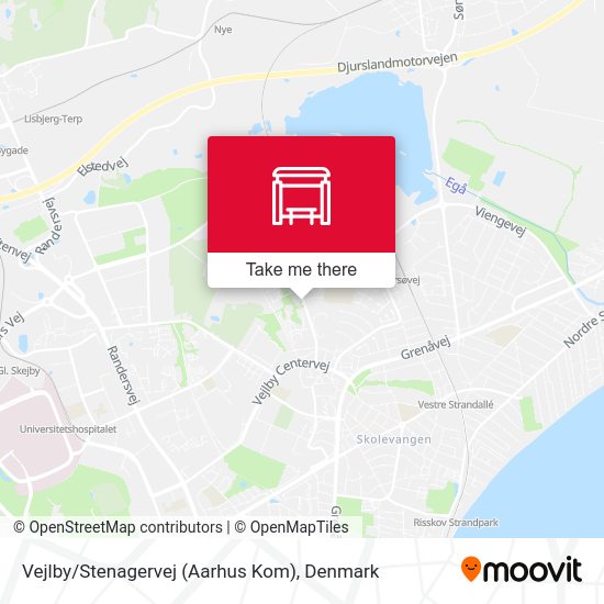 Vejlby / Stenagervej (Aarhus Kom) map