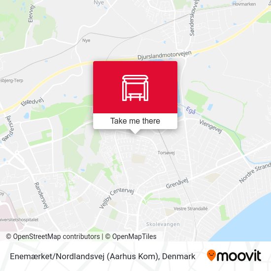 Enemærket / Nordlandsvej (Aarhus Kom) map