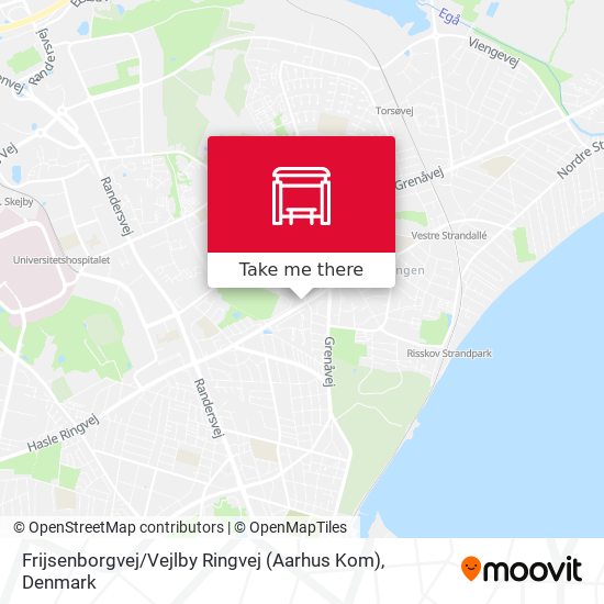 Frijsenborgvej / Vejlby Ringvej (Aarhus Kom) map