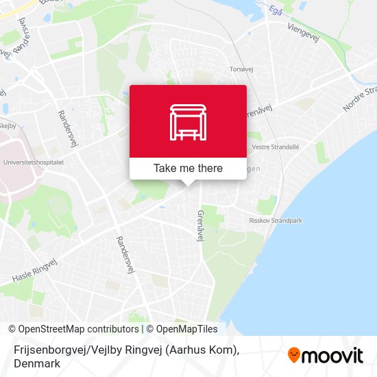 Frijsenborgvej / Vejlby Ringvej (Aarhus Kom) map