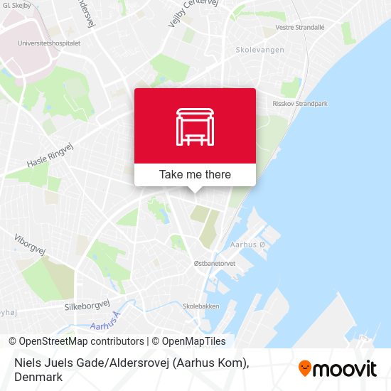Niels Juels Gade / Aldersrovej (Aarhus Kom) map