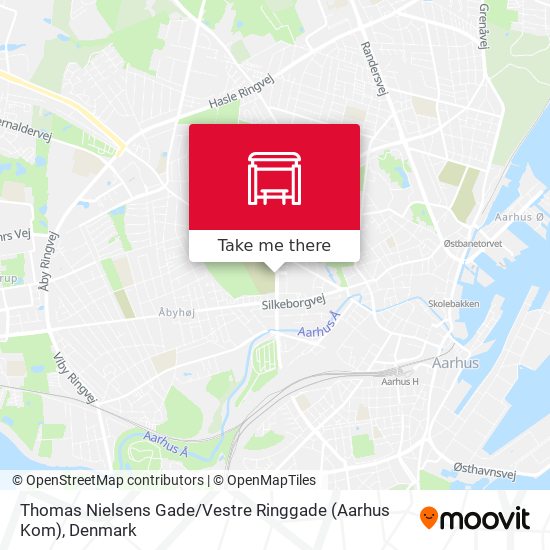 Thomas Nielsens Gade / Vestre Ringgade (Aarhus Kom) map