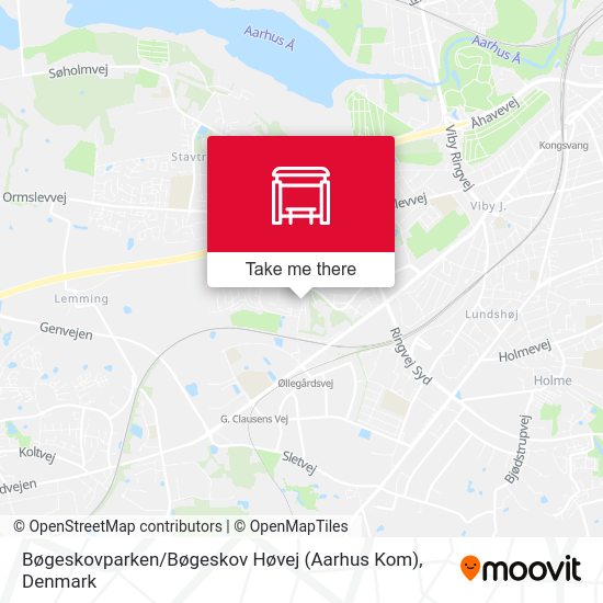 Bøgeskovparken / Bøgeskov Høvej (Aarhus Kom) map
