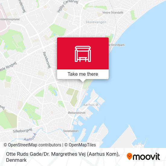 Otte Ruds Gade / Dr. Margrethes Vej (Aarhus Kom) map