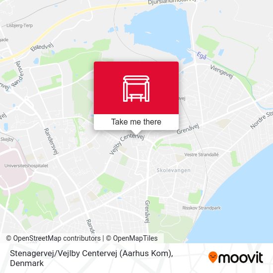 Stenagervej / Vejlby Centervej (Aarhus Kom) map