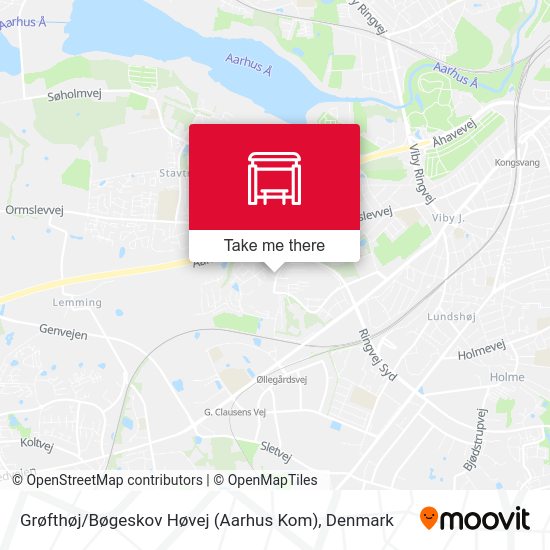 Grøfthøj / Bøgeskov Høvej (Aarhus Kom) map