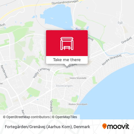 Fortegården / Grenåvej (Aarhus Kom) map