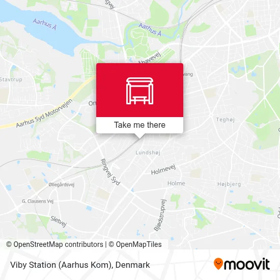 Viby Station  (Aarhus Kom) map