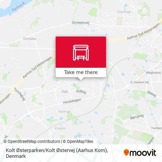 Kolt Østerparken / Kolt Østervej (Aarhus Kom) map