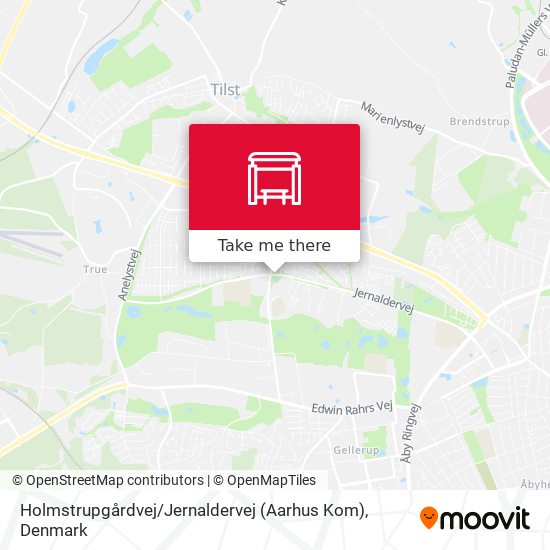 Holmstrupgårdvej / Jernaldervej (Aarhus Kom) map