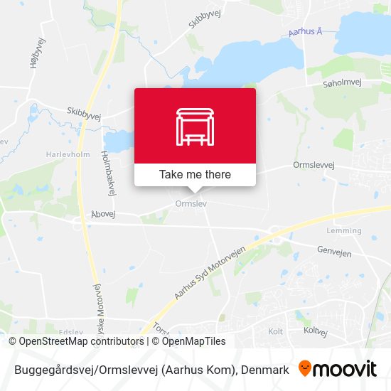 Buggegårdsvej / Ormslevvej (Aarhus Kom) map