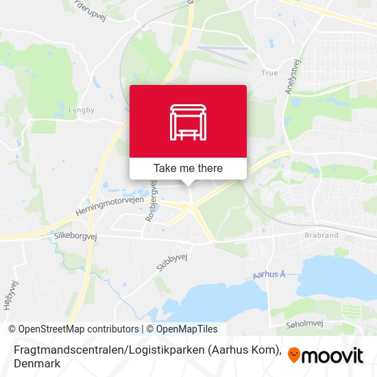 Fragtmandscentralen / Logistikparken (Aarhus Kom) map