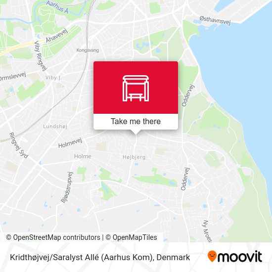 Kridthøjvej / Saralyst Allé (Aarhus Kom) map