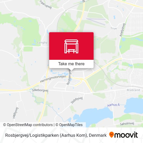 Rosbjergvej / Logistikparken (Aarhus Kom) map