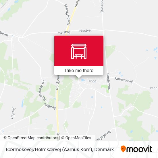 Bærmosevej / Holmkærvej (Aarhus Kom) map