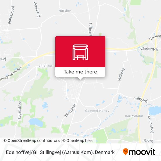 Edelhoffvej / Gl. Stillingvej (Aarhus Kom) map