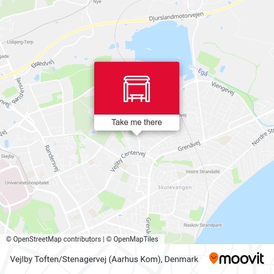 Vejlby Toften / Stenagervej (Aarhus Kom) map