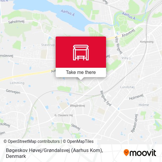 Bøgeskov Høvej / Grøndalsvej (Aarhus Kom) map