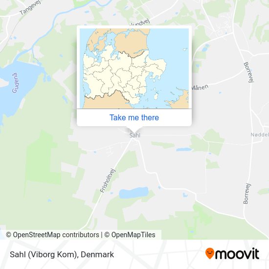 Sahl (Viborg Kom) map