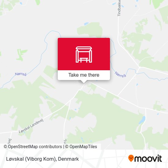 Løvskal (Viborg Kom) map