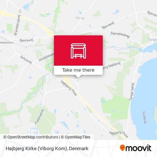 Højbjerg Kirke (Viborg Kom) map