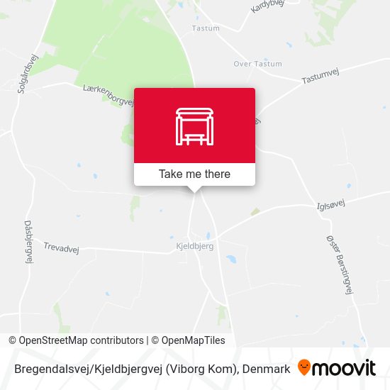 Bregendalsvej / Kjeldbjergvej (Viborg Kom) map