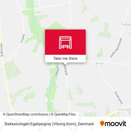 Bakkesvinget / Egebjergvej (Viborg Kom) map