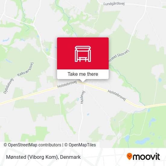 Mønsted (Viborg Kom) map