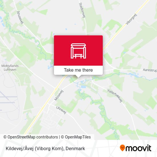 Kildevej/Åvej (Viborg Kom) map