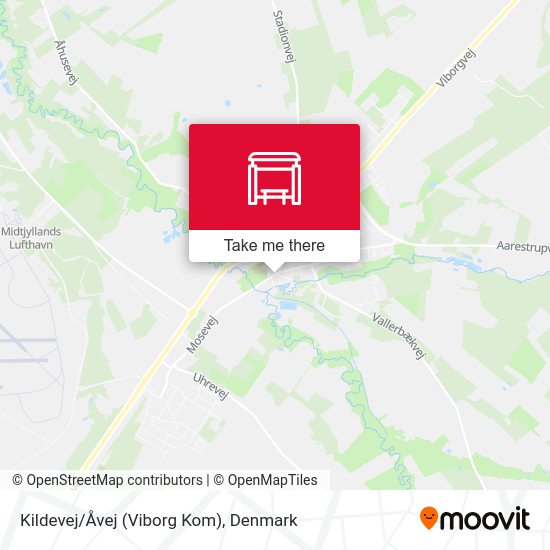Kildevej/Åvej (Viborg Kom) map