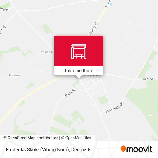 Frederiks Skole (Viborg Kom) map