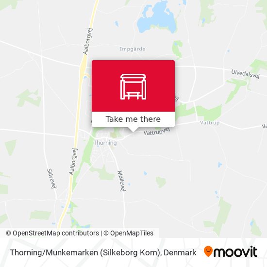 Thorning / Munkemarken (Silkeborg Kom) map