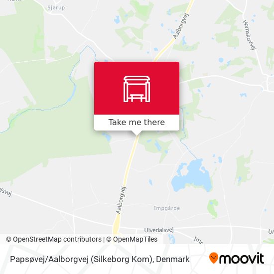 Papsøvej / Aalborgvej (Silkeborg Kom) map