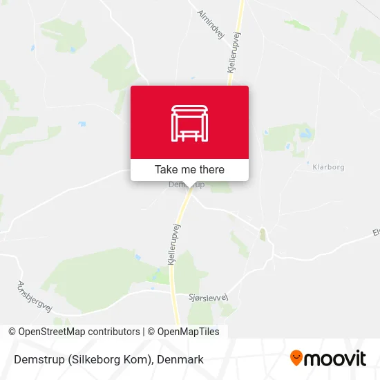 Demstrup (Silkeborg Kom) map