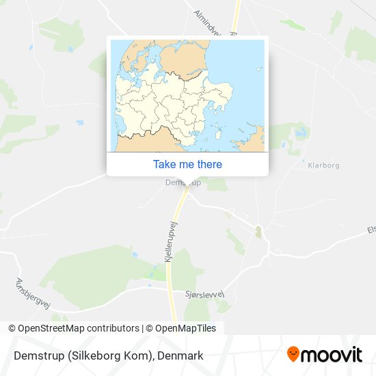 How to get to (Silkeborg in Denmark by Bus or Train?