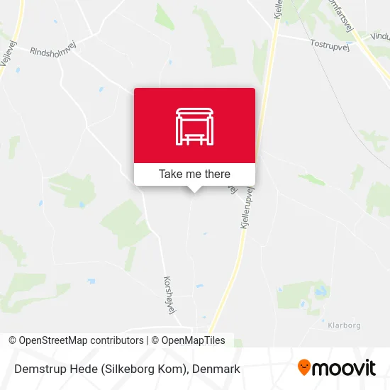 Demstrup Hede (Silkeborg Kom) map