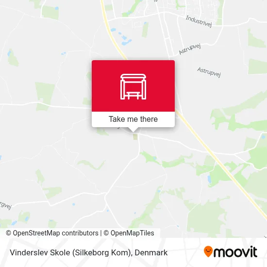 Vinderslev Skole (Silkeborg Kom) map